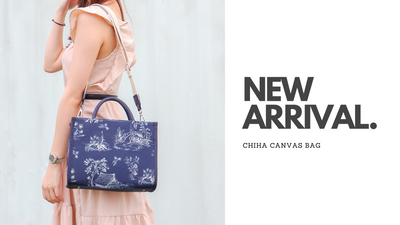 Willowys Chiha Japanese Chinoiserie-Style Print Canvas Top Handle and Sling Bag: A Fusion of Culture and Fashion